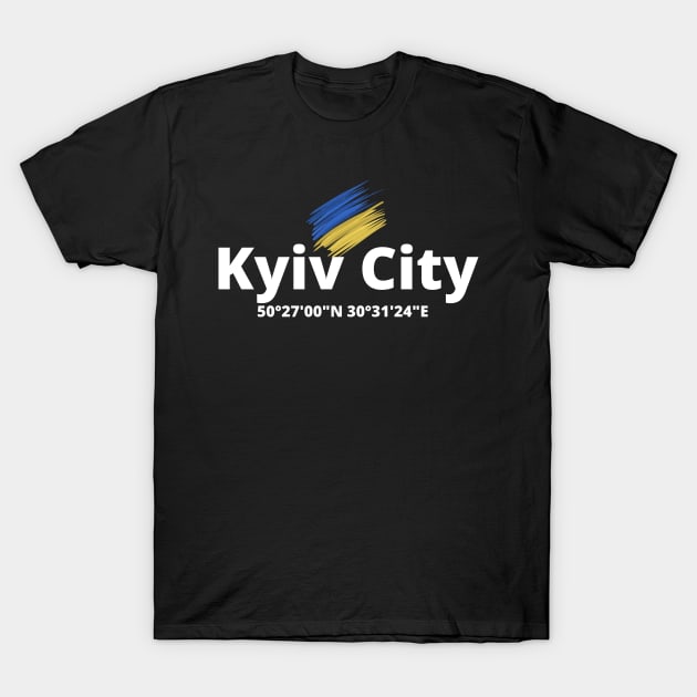 KYIV CITY, Ukrainian Capital T-Shirt by johnnie2749